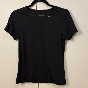 Kate Spade Classic Black Short Sleeve Tee